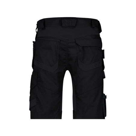 Bermuda de travail stretch multipoches Cordura Noir – Dassy Trix Next