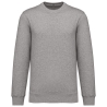 Sweat-shirt col rond gris 280 g/m² unisexe Kariban
