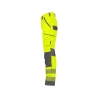Pantalon été haute visibilité multipoches avec poches genoux Cordura Jaune fluo/gris ciment – Dassy Odessa