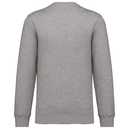 Sweat-shirt col rond gris 280 g/m² unisexe Kariban – vue 2