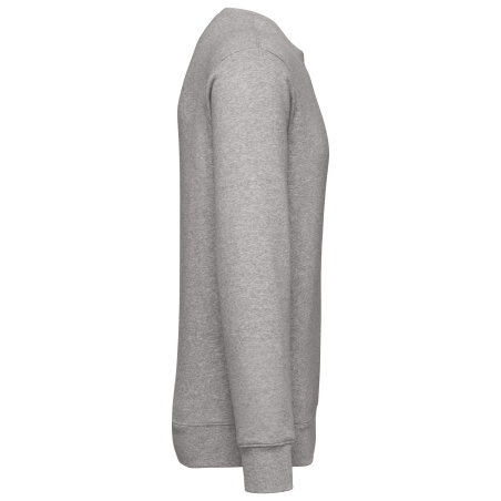 Sweat-shirt col rond gris 280 g/m² unisexe Kariban – vue 3