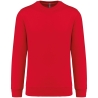Sweat-shirt col rond rouge 280 g/m² unisexe Kariban