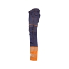 Pantalon stretch haute visibilité multipoches EN ISO 20471 classe 1 Marine/orange fluo – Dassy Princeton