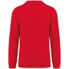 Sweat-shirt col rond rouge 280 g/m² unisexe Kariban – vue 2