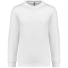 Sweat-shirt col rond blanc 280 g/m² unisexe Kariban