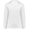 Sweat-shirt col rond blanc 280 g/m² unisexe Kariban – vue 2