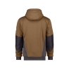 Sweat à capuche de travail coudes renforcés Cordura doublure teddy Camel/gris anthracite – Dassy Pulse