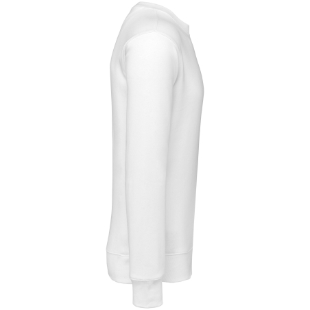 Sweat-shirt col rond blanc 280 g/m² unisexe Kariban – vue 3
