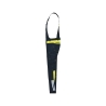 Cotte à bretelles stretch multipoches avec genouillères Cordura® Bleu nuit/jaune fluo coupe courte – Dassy Ulsan