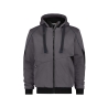 Sweat à capuche de travail coudes renforcés Cordura doublure teddy Gris anthracite/noir – Dassy Pulse