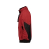 Sweat-shirt de travail col zippé coudes renforcés Cordura Rouge/noir – Dassy Stellar