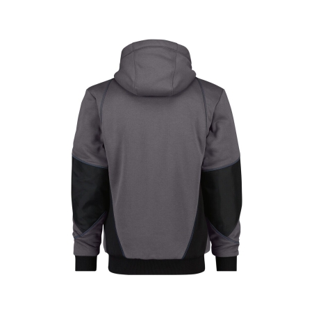 Sweat à capuche de travail coudes renforcés Cordura doublure teddy Gris anthracite/noir – Dassy Pulse