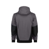 Sweat à capuche de travail coudes renforcés Cordura doublure teddy Gris anthracite/noir – Dassy Pulse