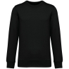 Sweat col rond French Terry écoresponsable Noir – Native Spirit