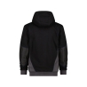 Sweat à capuche de travail coudes renforcés Cordura doublure teddy Noir/gris anthracite – Dassy Pulse