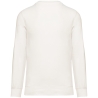 Sweat-shirt French Terry col rond épaules tombantes Blanc Ivoire Native Spirit – vue 2