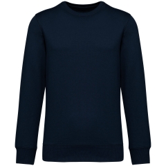 Sweat French Terry écoresponsable col rond Marine – Native Spirit