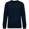 Sweat French Terry écoresponsable col rond Marine – Native Spirit