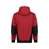 Sweat à capuche de travail coudes renforcés Cordura doublure teddy Rouge/noir – Dassy Pulse