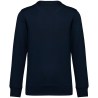 Sweat French Terry écoresponsable col rond Marine – Native Spirit – vue 2