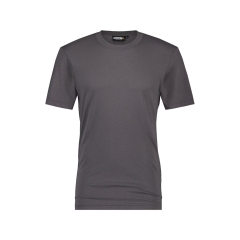 T-shirt manches courtes col rond 180 g/m² coton Gris ciment – Dassy Oscar