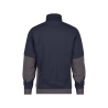 Sweat-shirt de travail zippé coudes renforcés Cordura Stretch Bleu nuit/gris anthracite – Dassy Velox