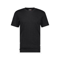 T-shirt manches courtes col rond 180 g/m² coton Noir – Dassy Oscar