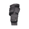Bermuda de travail multipoches stretch quadri-directionnel Gris anthracite/noir – Dassy Trix