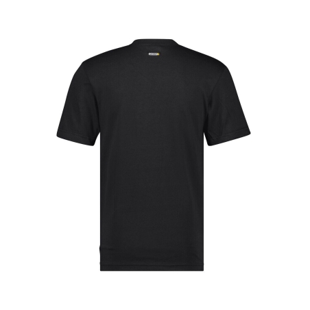 T-shirt manches courtes col rond 180 g/m² coton Noir – Dassy Oscar