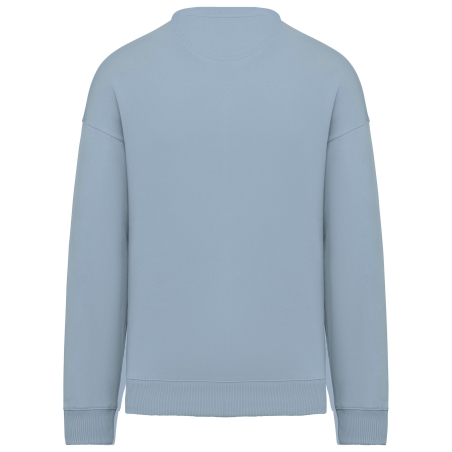 Sweat oversize col rond écoresponsable turquoise Native Spirit – vue 2