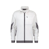 Sweat-shirt de travail zippé coudes renforcés Cordura Stretch Blanc/gris anthracite – Dassy Velox