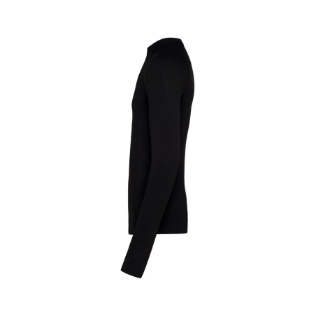 T-shirt thermique manches longues sans coutures 4-way stretch Noir – Dassy Pierre