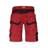 Bermuda de travail multipoches stretch quadri-directionnel Rouge/noir – Dassy Trix