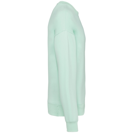 Sweat-shirt oversize écoresponsable col rond vert Native Spirit – vue 3
