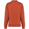 Sweat oversize col rond écoresponsable Rouge – Native Spirit – vue 2