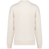 Sweat oversize écoresponsable col rond blanc ivoire Native Spirit – vue 2
