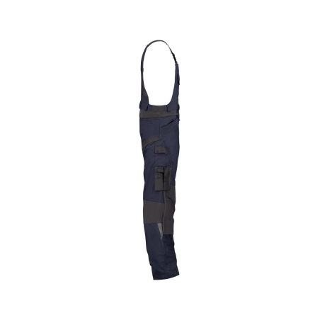 Cotte à bretelles stretch multipoches 4-way Cordura Marine/gris coupe longue – Dassy Tronix Next