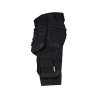 Bermuda de travail multipoches stretch quadri-directionnel Noir – Dassy Trix