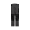Pantalon de travail femme stretch poches genoux Cordura Gris/noir – Dassy Ponti Flex women