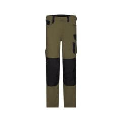 Pantalon de travail femme stretch poches genoux Cordura Kaki/noir – Dassy Ponti Flex women