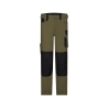 Pantalon de travail femme stretch poches genoux Cordura Kaki/noir – Dassy Ponti Flex women