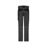 Pantalon de travail femme stretch poches genoux Cordura Gris/noir – Dassy Ponti Flex women