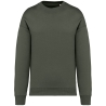 Sweat oversize écoresponsable col rond Vert Khaki Native Spirit