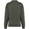 Sweat oversize écoresponsable col rond Vert Khaki Native Spirit – vue 2