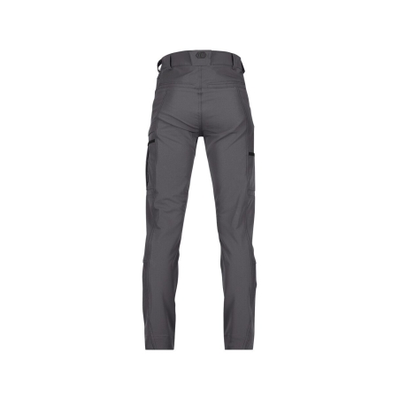 Pantalon de travail stretch slim fit multipoches Gris anthracite coupe courte – Dassy Storax