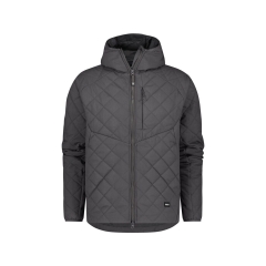 Veste isolante matelassée stretch rembourrage thermique Sorona Gris anthracite – Dassy Tama
