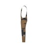 Cotte à bretelles stretch multipoches 4-way Cordura Camel/gris coupe courte – Dassy Tronix Next