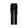 Pantalon de travail femme stretch poches genoux Cordura Noir – Dassy Ponti Flex women