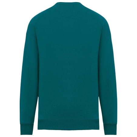 Sweat col rond oversize écoresponsable vert Native Spirit – vue 2