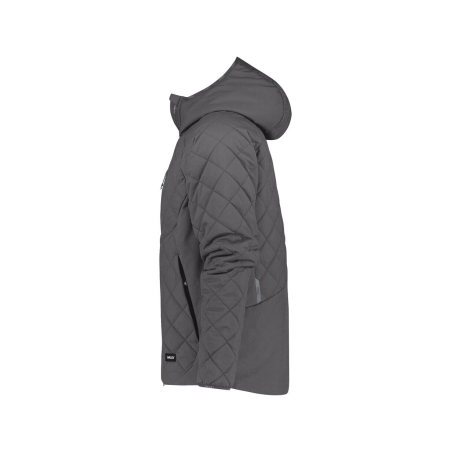 Veste isolante matelassée stretch rembourrage thermique Sorona Gris anthracite – Dassy Tama